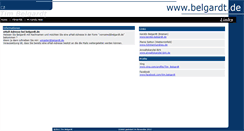 Desktop Screenshot of belgardt.de