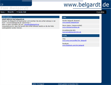 Tablet Screenshot of belgardt.de